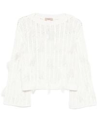 Twinset - Truien & Vesten ,Wit ,Twin-Set Sweaters - Lyst