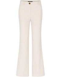 Bruuns Bazaar - Broeken ,Wit ,Socratea Bbjannet Pants - Lyst