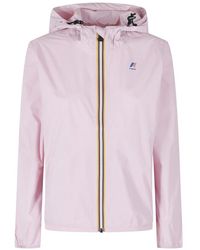 K-Way - Jassen ,Roze ,Nylon Le Vrai 4.0 Claudette Jacket - Lyst