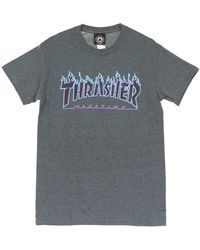 Thrasher - Flame Tee T-Shirt - Lyst