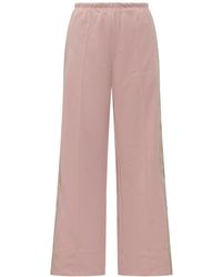 Palm Angels - Broeken ,Roze ,Polyester Classic Logo Tonal Track Pants - Lyst