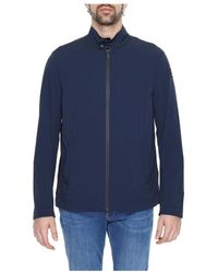 Suns - Jassen ,Blauw ,Nylon Down Jassen - Lyst
