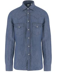 Finamore 1925 - Denim Shirts - Lyst
