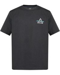 Paul Smith - Tops ,Zwart ,Katoen T-Shirt Met Print - Lyst