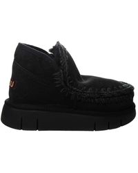 Mou - Schoenen ,Zwart ,Wol Eskimo Bounce Sneaker - Lyst