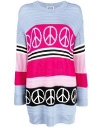Moschino - Kleedjes ,Veelkleurig ,Wol Stijlvolle Jurk Voor Vrouwen - Lyst