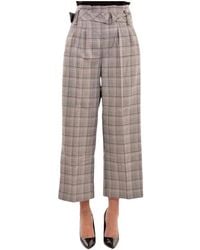Guess - Broeken ,Polyester Wijde Broek - Lyst