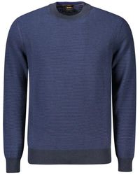 HUGO - Round-Neck Knitwear - Lyst