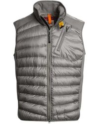 Parajumpers - Jassen ,Grijs ,Polyester Hybride Vest Zavier - Lyst