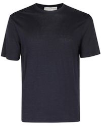 FILIPPO DE LAURENTIIS - Stretch Leinen Jersey T-Shirt - Lyst