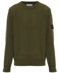 Stone Island - Round-Neck Knitwear - Lyst