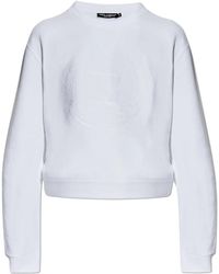 Dolce & Gabbana - Sweater Met Geborduurd Logo - Lyst