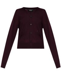 DSquared² - Wol Cardigan Met Zakken - Lyst