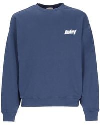 Autry - Hoodies & Sweatvesten ,Blauw ,Katoen Logo Sweatshirt - Lyst