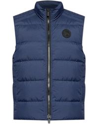 Canada Goose - Jassen ,Blauw ,Polyester Donsvest - Lyst