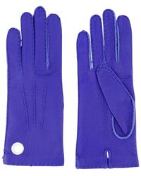 Ami Paris - Gekörnte Lederhandschuhe - Lyst