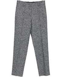 Ermanno Scervino - Broeken ,Grijs ,Wol Wollen Polyamide Viscose Broek - Lyst