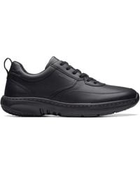 Clarks - Pro Lace Leather Shoes In Black Size 10.5 - Lyst