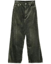 Bellerose - Salie Groene Corduroy Straight Leg Broek - Lyst