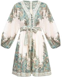 Zimmermann Linnen Jurk - Naturel