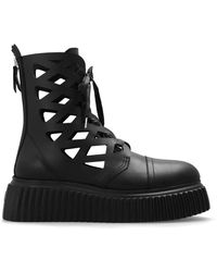 Agl Attilio Giusti Leombruni - Schwarze viggy plateau-stiefeletten - Lyst