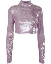 ROTATE BIRGER CHRISTENSEN - Long Sleeve Tops - Lyst