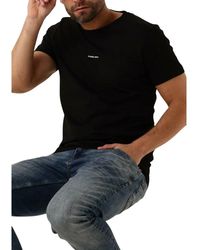 Pure Path - Tops ,Zwart ,Essential Logo T-Shirt - Lyst