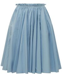 Ami Paris - Rokken ,Blauw ,Midi A-Lijn Rok - Lyst