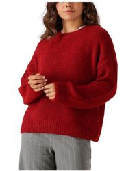 Object - Rode Gebreide Pullover Voor Vrouwen - Lyst