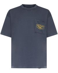Represent - Tops ,Blauw ,Katoen Nothing Faster T-Shirt - Lyst