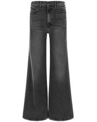 Mother - Jeans ,Grijs ,Katoen Hustler Roller Sneak Jeans - Lyst