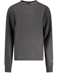 North Sails - Hoodies & Sweatvesten ,Zwart ,Katoen Sweatshirt Met Ronde Hals - Lyst
