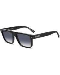 DSquared² - Rectangular Gradient Bold Sonnenbrillen - Lyst