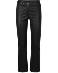 Arma - Pantalones Negros De Cuero, Mujer, Talla - Lyst