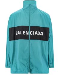 Balenciaga - Chaqueta logo de Windbreaker - Lyst