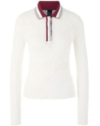 Marc Cain - Poloshirt Met Kant - Lyst