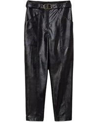 Twin Set - Leather Trousers - Lyst