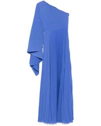Solace London - Blaues One-Shoulder Asymmetrisches Kleid - Lyst