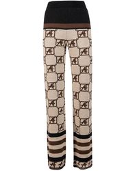 Alberta Ferretti - Straight Trousers - Lyst