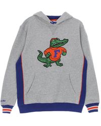 Mitchell & Ness - Hoodies & Sweatvesten ,Veelkleurig ,Katoen Florida Gators Hoodie Zwaar Fleece - Lyst