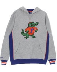 Mitchell & Ness - Hoodies & Sweatvesten ,Veelkleurig ,Katoen Florida Gators Hoodie Zwaar Fleece - Lyst