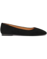 Kazar - Schwarze Wildleder-Pumps Mit Eckiger Spitze - Lyst