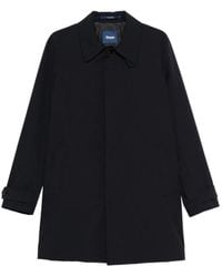Drumohr - Jassen ,Blauw ,Blauwe Jas Met Overhemdkraag - Lyst