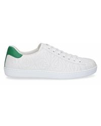 Gucci Ace G Rhombus Sneakers - Wit