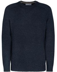 SELECTED - Dunkelblauer wollpullover - Lyst