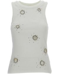 Des Phemmes - Sleeveless Tops - Lyst