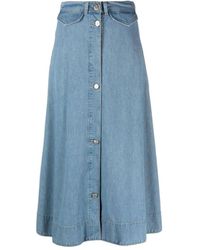 Moschino - Skirts > denim skirts - Lyst