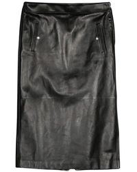 McQueen - Leather Skirts - Lyst