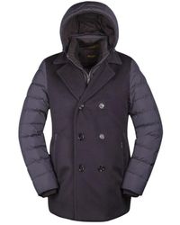 Moorer - Coats > double-breasted coats - Lyst