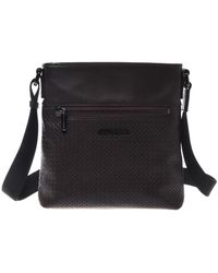 Baldinini - Tassen ,Bruin ,Leer Woven Print Crossbody Bag - Lyst